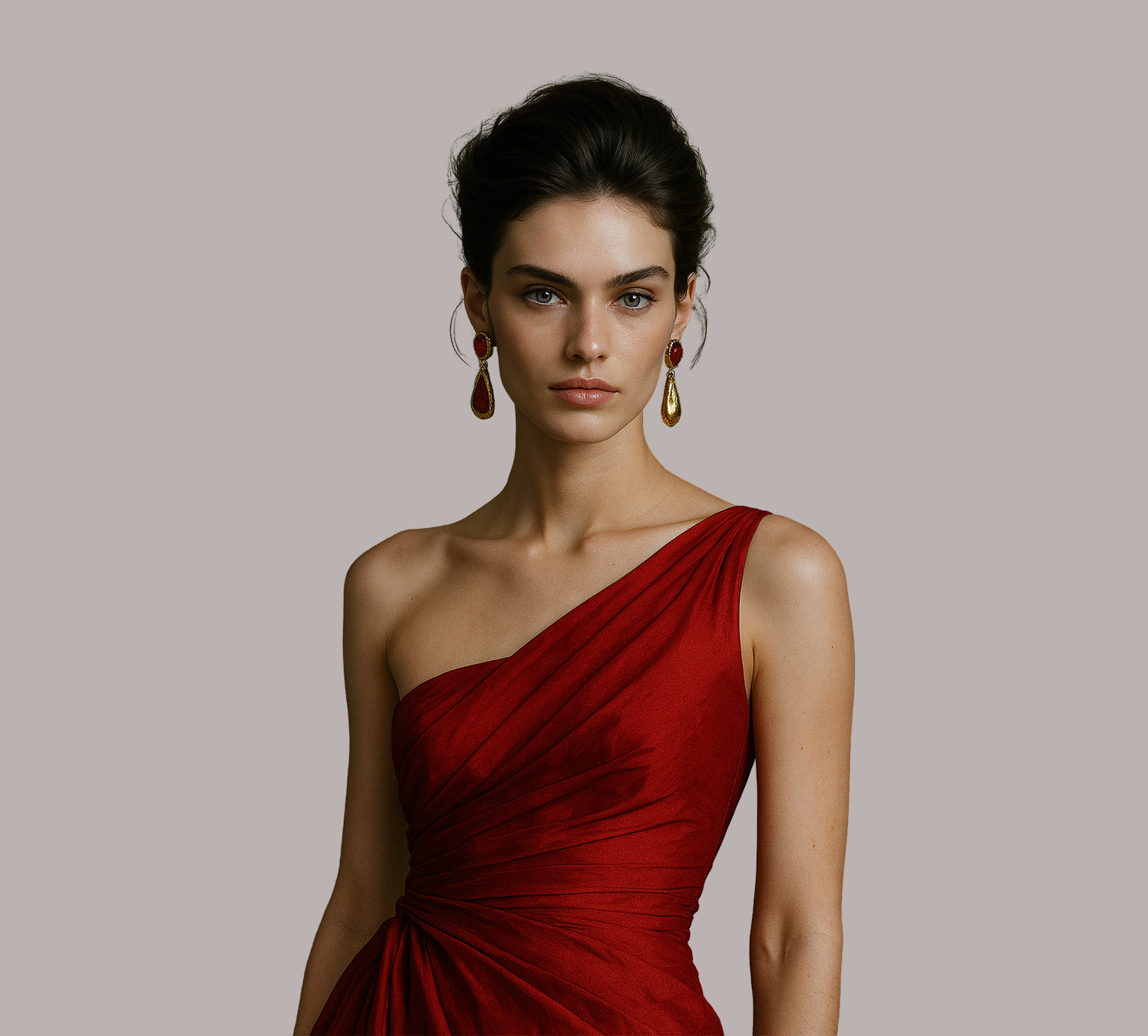 modelo-ia-fotomodel-feminino-vestido-vermelho